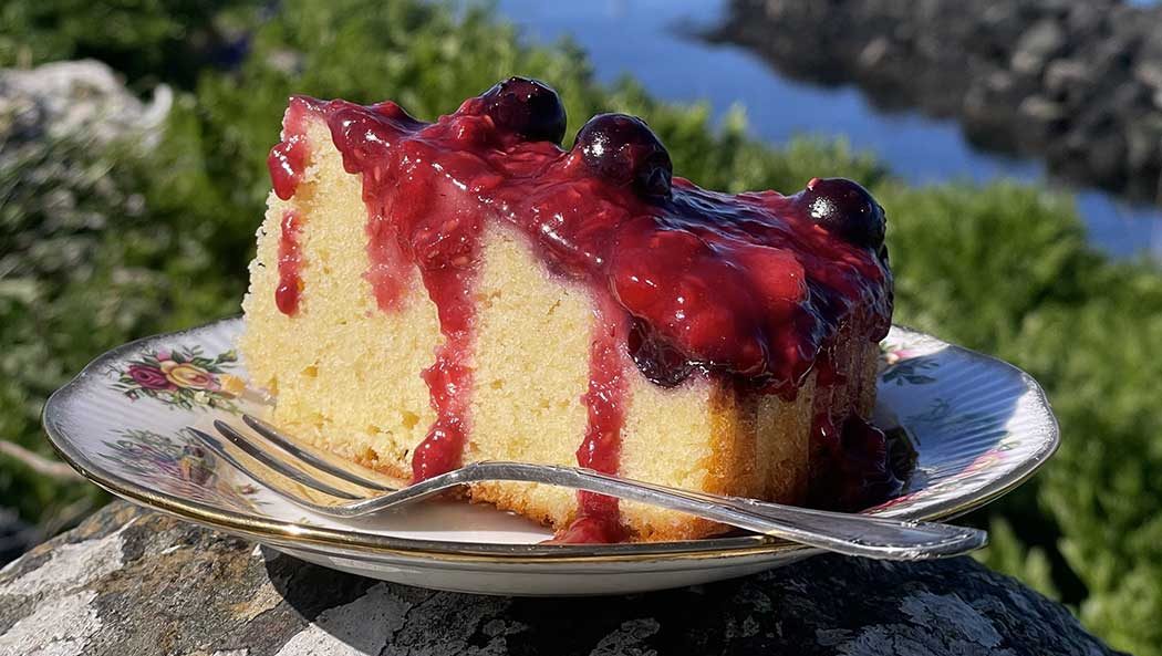 Cake at Burnside Lodge B&B Islay